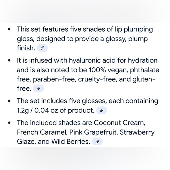 Smoke & Mirrors 5 piece lip plumping gloss set
Glossy finish - Picture 2 of 4